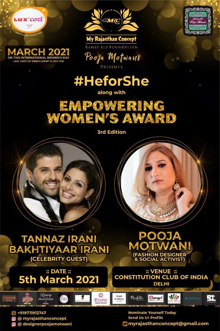Empowering women award in delhi at constitution club of india