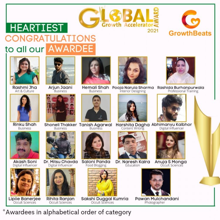 GrowthBeats organized Global Growth Accelerator Awards 2021