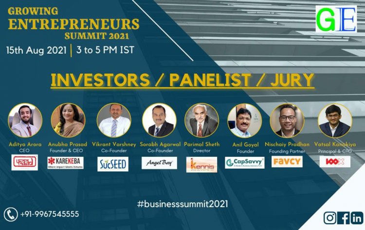 Growing Entrepreneurs proudly presents "Growing Entrepreneurs Summit 2021"