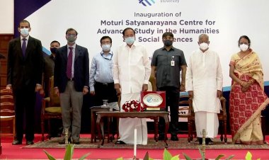 Honourable Vice President of India inaugurates Moturi Satyanarayana Centre for Advanced Study in the Humanities and Social Sciences at Krea University