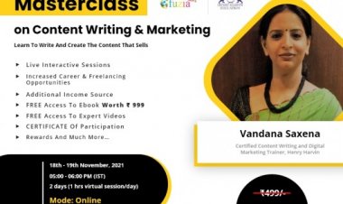 Upcoming Masterclass Alert: Content Writing and Marketing