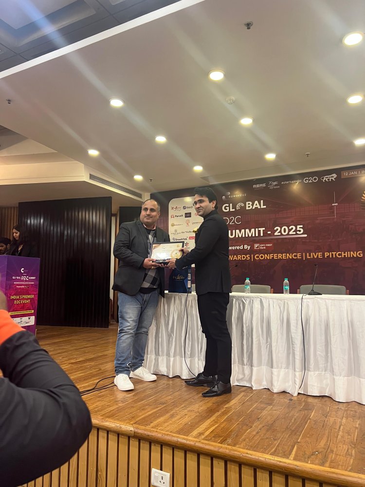 Sidhharrth S Kumaar Honored as the Most Trusted Numerologist for D2C Brands at Global D2C Summit 2025